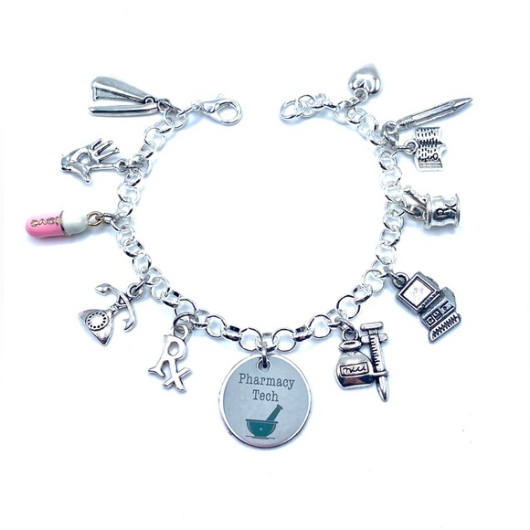 Pharmacy Tech Charm Bracelet - Picture 7 of 8